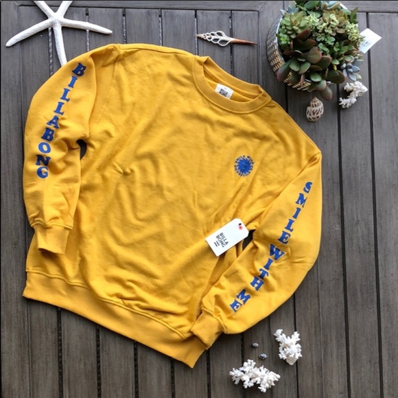 🌴🔆BILLABONG- SMILE WITH ME SWEATSHIRT🔆🌴 - Picture 2 of 12